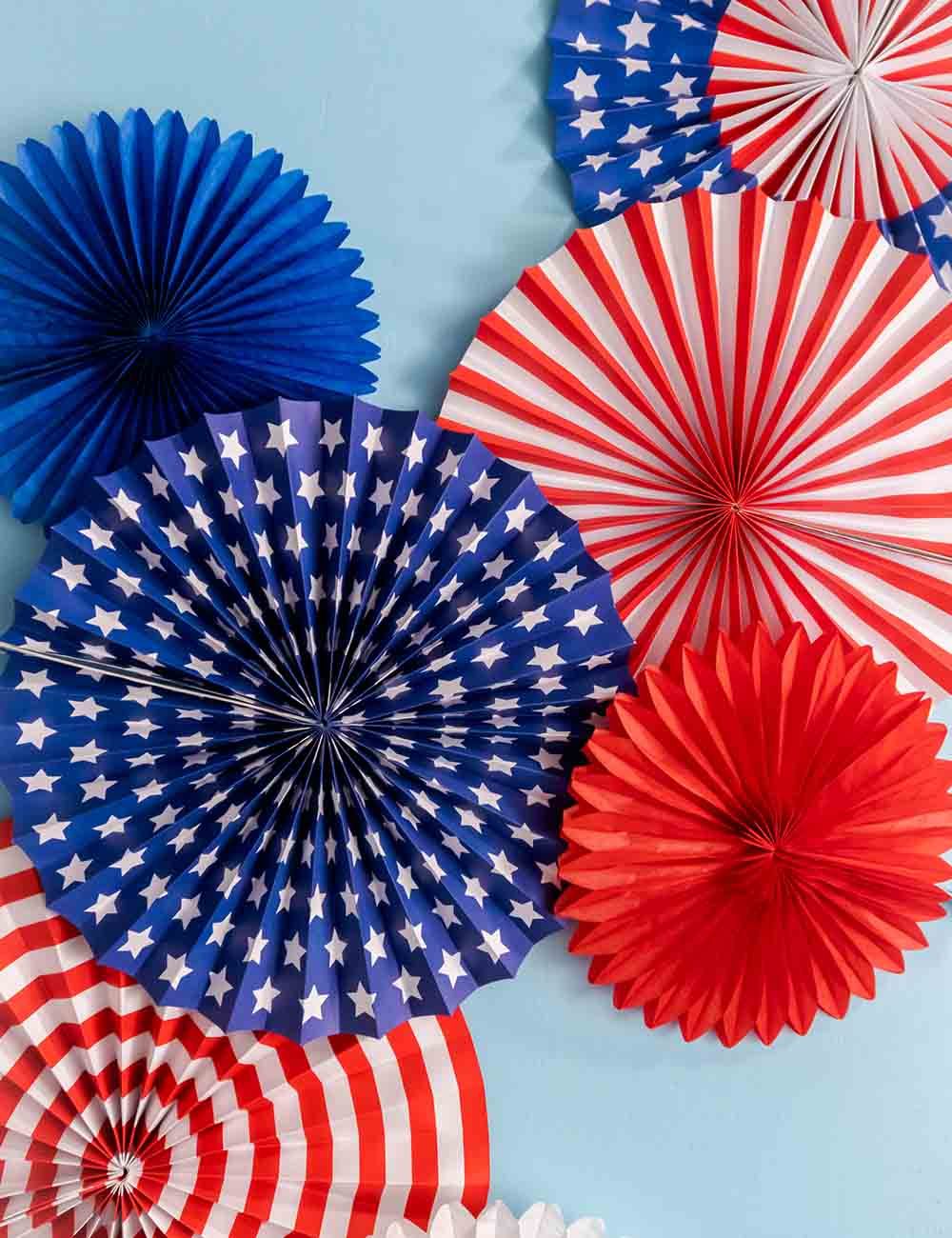 American Flag Pinwheel Background For Holiday Photography Fabric Backdrop Shopbackdrop
