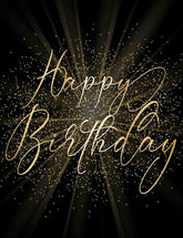 Black Background With Golden Dots For Birthday Photography Backdrop Shopbackdrop