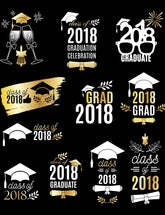 Celebrating 2018 Graduation Custom Step And Repeat Photography Backdrop Shopbackdrop