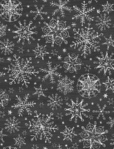 Chalkborad Hand Printed Variety Of Snowflakes Photography Backdrop Shopbackdrop