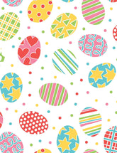 Easter Eggs Printed White Paper Photography Backdrop Shopbackdrop