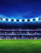 Football Field Under The Spotlight Backdrop For 2018 World Cup Shopbackdrop