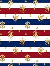 Golden Snowflakes Printed Stripes Background Photography Backdrop J-0221 Shopbackdrop