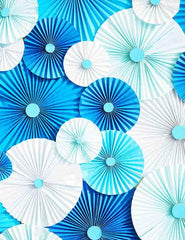 Hand Make Blue And White Pinwheel For Baby Photography Backdrop Shopbackdrop