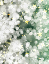 Light Silver Bokeh And Golden Start Sparkle Photography Backdrop Shopbackdrop