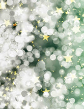 Light Silver Bokeh And Golden Start Sparkle Photography Backdrop Shopbackdrop
