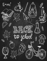 Painted Basketball Books For Children Back To School Photography Backdrop J-0276 Shopbackdrop