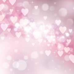 Pink And Red Heart Bokeh Photography For Valentines Day Backdrop Shopbackdrop