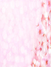 Pink Flower With Pink Bokeh Background For Spring Photography Backdrop J-0182 Shopbackdrop