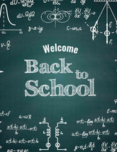 Printed Back To School On Chalkboard For Students Photography Backdrop Shopbackdrop