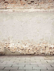 Senior Cement Brick Wall With Gray Stone Floor Backdrop For Photogaphy Shopbackdrop