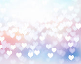 Silver Bokeh Heart For Valentines Day Photography Backdrop Shopbackdrop