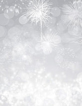 Silver Fireworks With Sparkle Gray Sky For New Year Photography Backdrop J-0278 Shopbackdrop