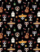 Skull Cat Gitta Printed For Day Of Death Photography Backdrop J-0534 Shopbackdrop