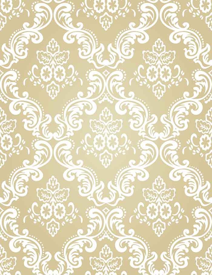 White Damask With Yellow Paper Wall Photography Backdrop J-0320 Shopbackdrop