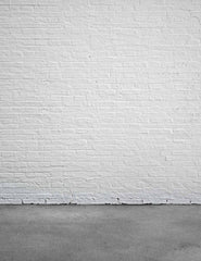 White Stucco Brick Wall With Cement Floor Backdrop For Photo Studio Shopbackdrop