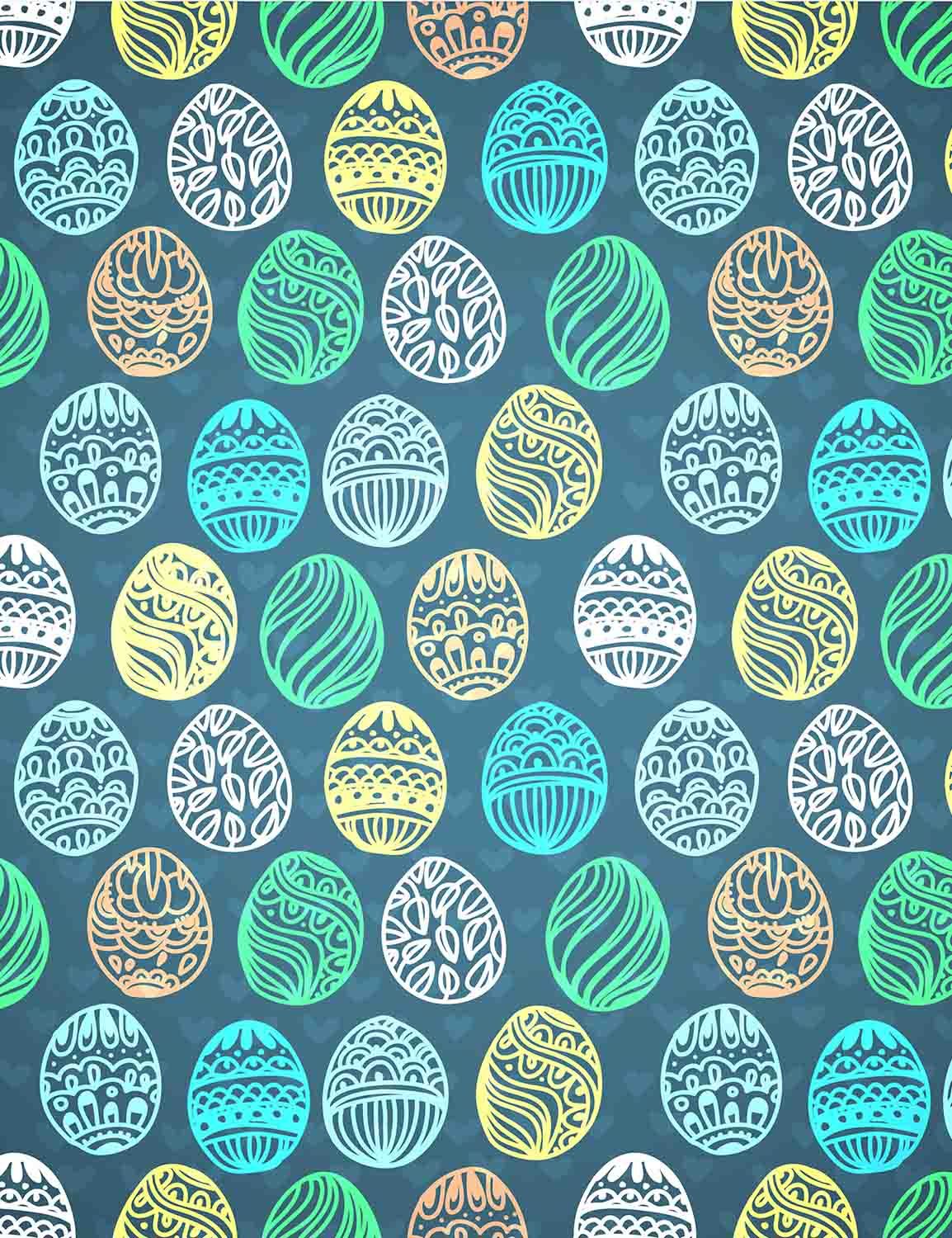 Colorful Easter Eggs Printed Chalkboard Backdrops For Photography Shopbackdrop