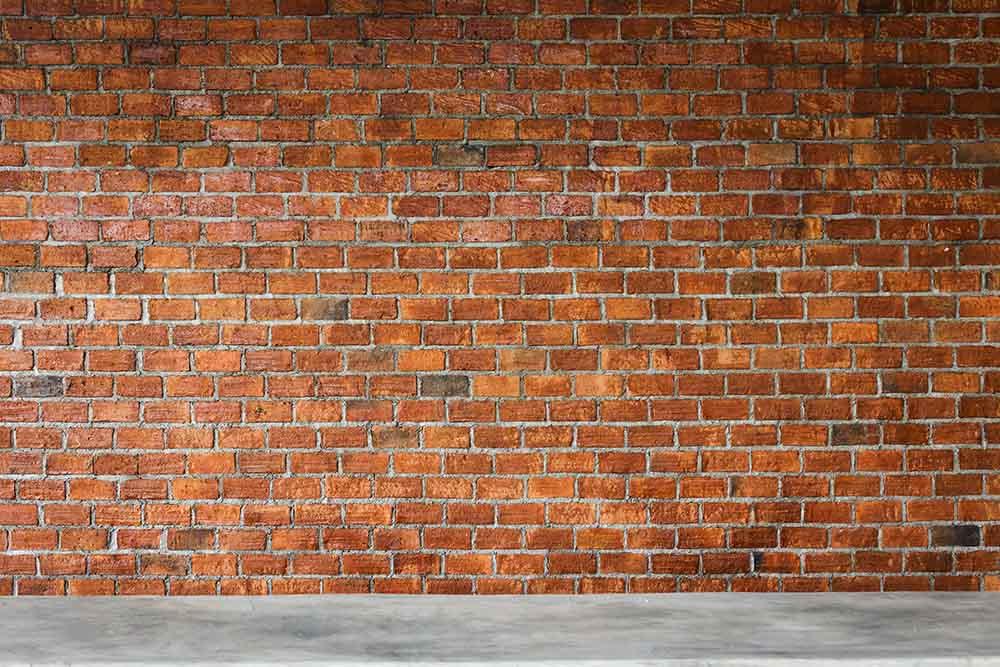 Dark Red Brick Wall With Floor Photography Backdrop K-0036 Shopbackdrop