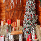 Christmas Tree Interior With Gifts Photography Backdrop J-0661 Shopbackdrop