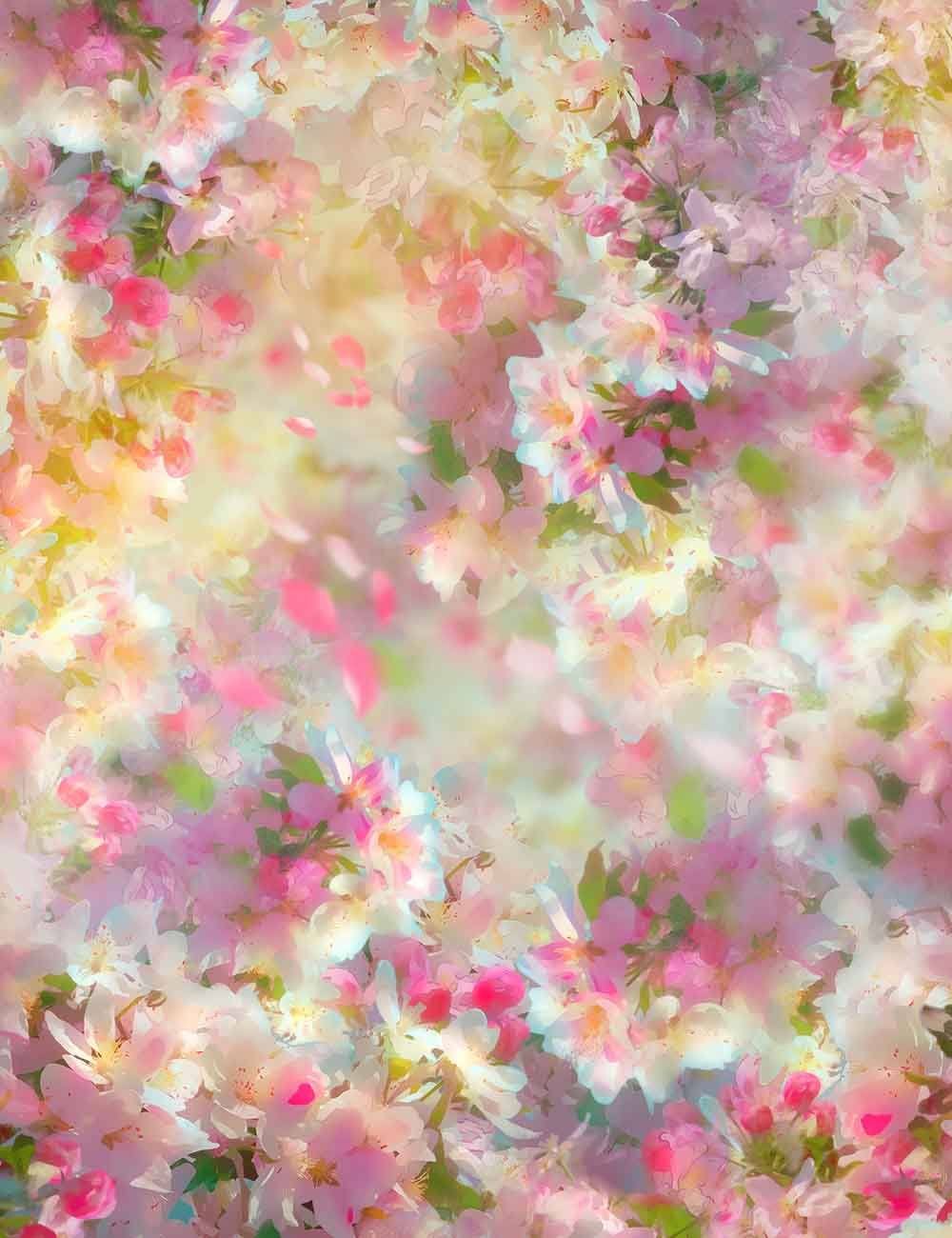 Abstract Cherry Flower Backdrop For Wedding Photography Shopbackdrop