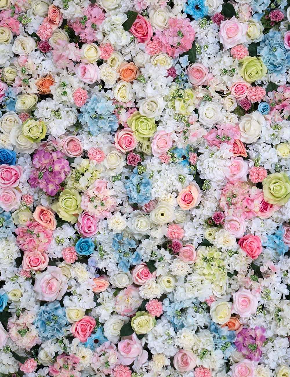 Abstract Colorful Flower Wall Photography Backdrop J-0690 Shopbackdrop