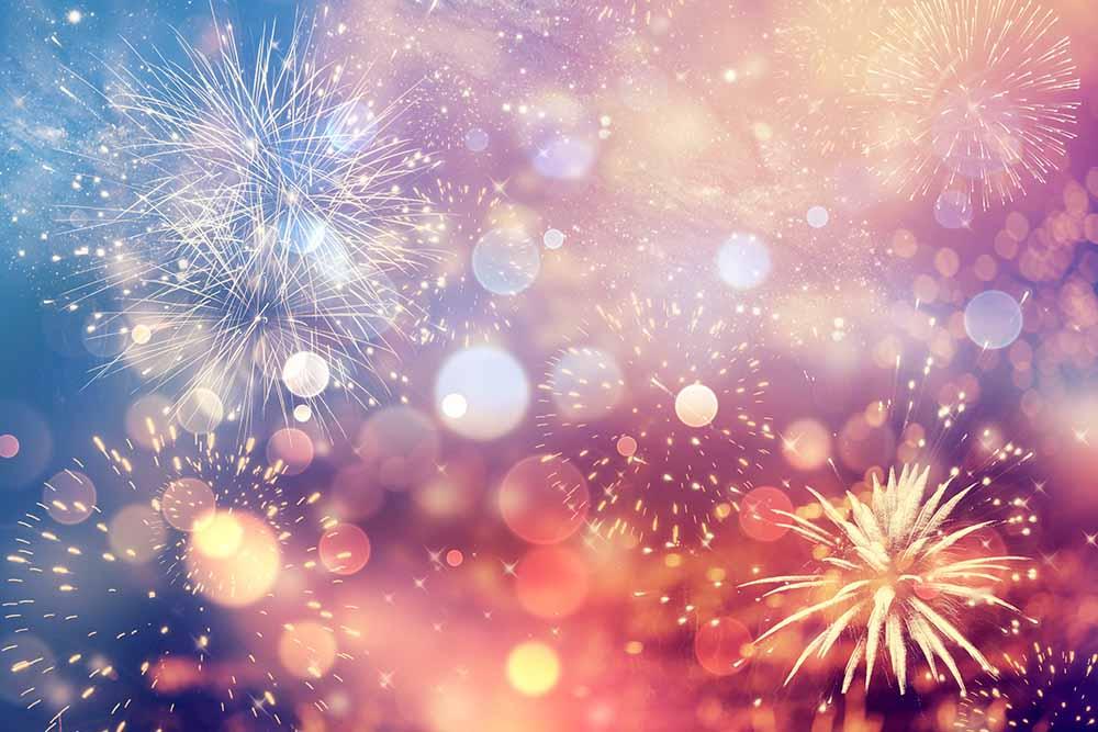 Abstract Fireworks For New Year Photography Backdrop J-0293 Shopbackdrop
