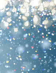 Abstract Orange Bokeh Dots Holiday Photography Backdrop Shopbackdrop