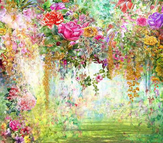 Abstract Painted Flower For Spring Photography Backdrop J-0343 Shopbackdrop