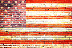 American Flag Printed On Brick Wall Backdrop For Photography Shopbackdrop
