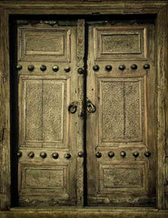 Ancient Wood  Doors Backdrop For Photography  J-0258 Shopbackdrop