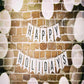 Black And White Happy Holidays With Brick Wall For Holiday Photography Backdrop N-0033 Shopbackdrop