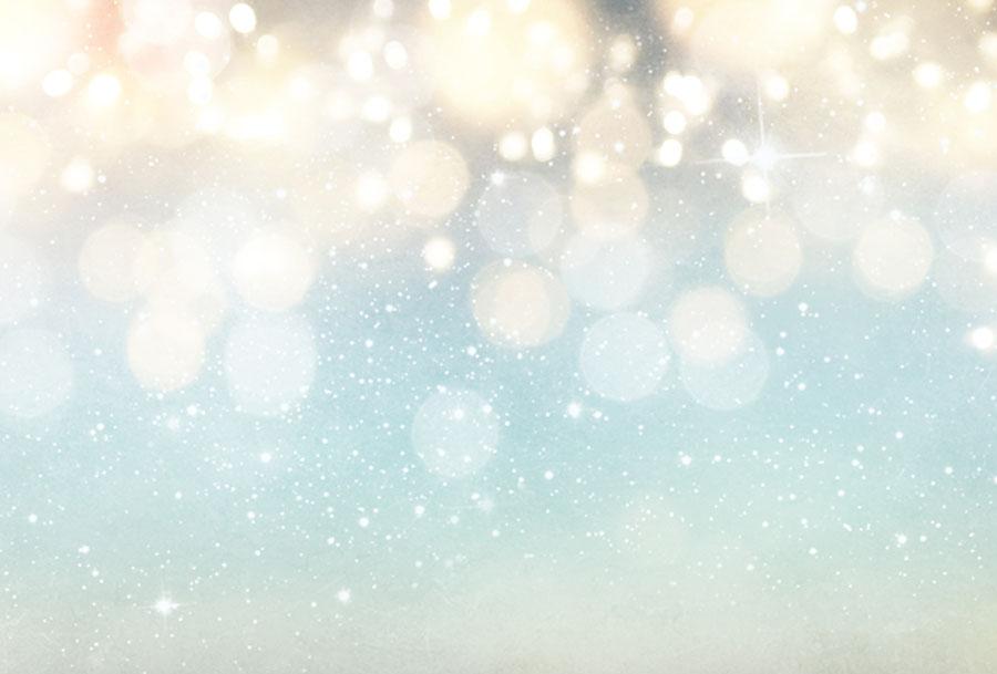 Blue Bokeh Background With Sparkle For Christmas Photography Backdrop J-0294 Shopbackdrop