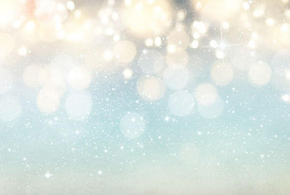 Blue Bokeh Background With Sparkle For Christmas Photography Backdrop J-0294 Shopbackdrop