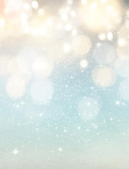 Blue Bokeh Background With Sparkle For Christmas Photography Backdrop J-0294 Shopbackdrop