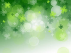 Bokeh Green Clover Sparkle Photography For Saint Patrick's Day Backdrop Shopbackdrop