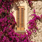 Brown Wood Window Purple Flower Around Photography Backdrop Shopbackdrop