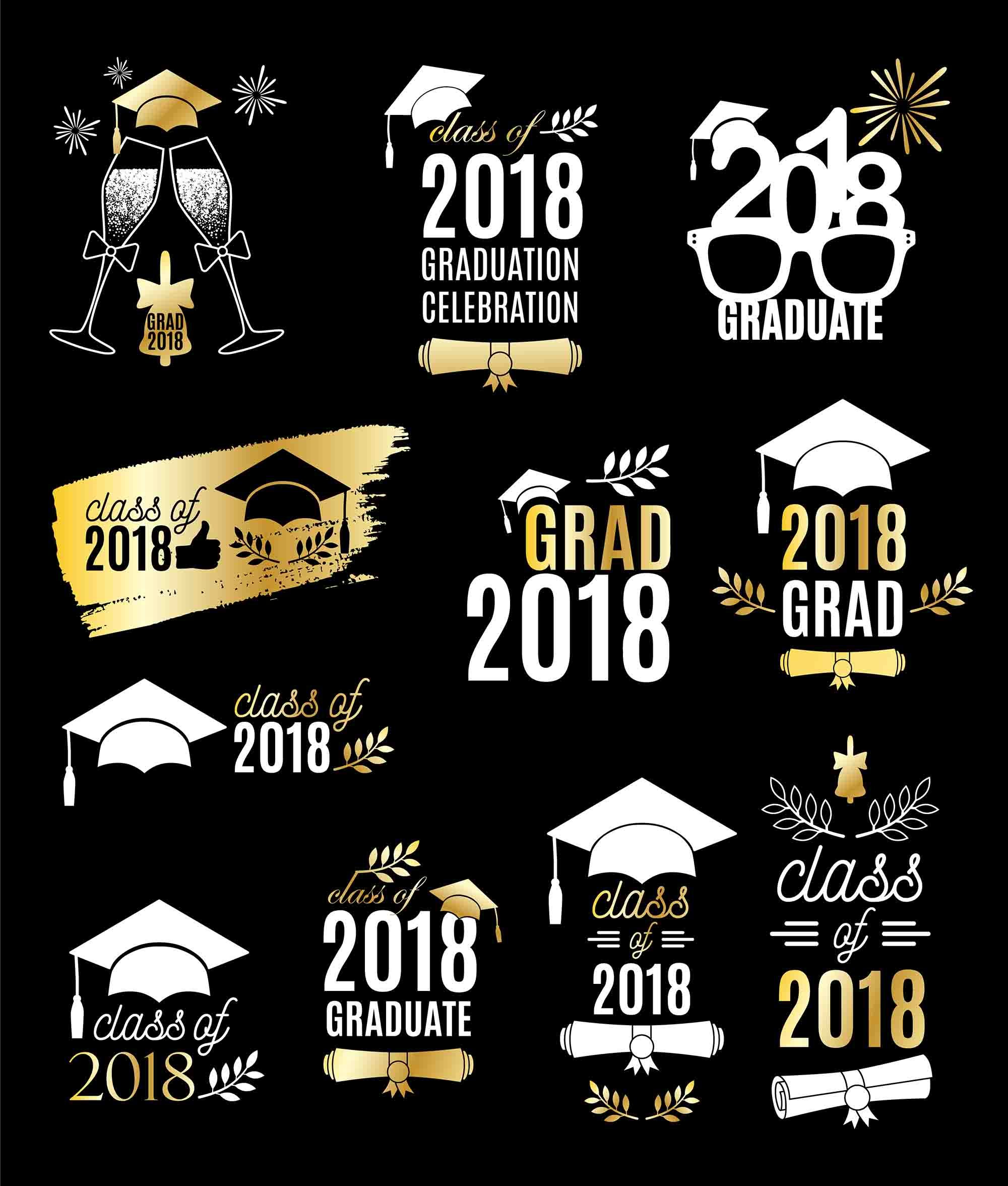 Celebrating 2018 Graduation Custom Step And Repeat Photography Backdrop Shopbackdrop