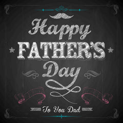 Chalkboard Printed Happy Father Day Photography Backdrop Shopbackdrop