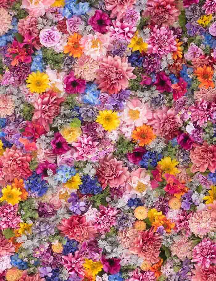 Colorful Flower Wall For Wedding Photography Backdrop J-0183 Shopbackdrop