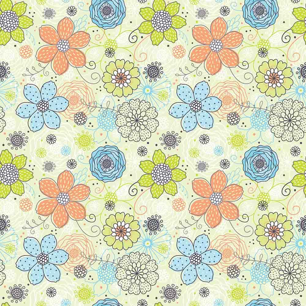 Colorful Flowers Painted On Papaerwall For Baby Photo Backdrop Shopbackdrop