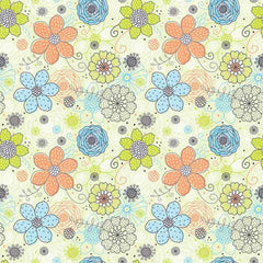 Colorful Flowers Painted On Papaerwall For Baby Photo Backdrop Shopbackdrop