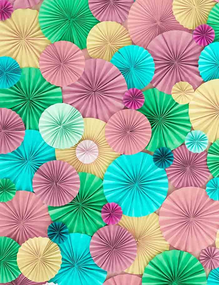 Colorful Pinwheel Wall For Wedding Photography  Backdrop J-0284 Shopbackdrop