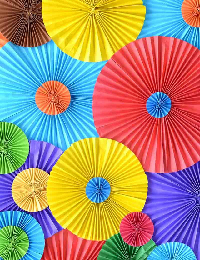 Pinwheel Photo Backdrop For Children's Birthday Fabric Material ...