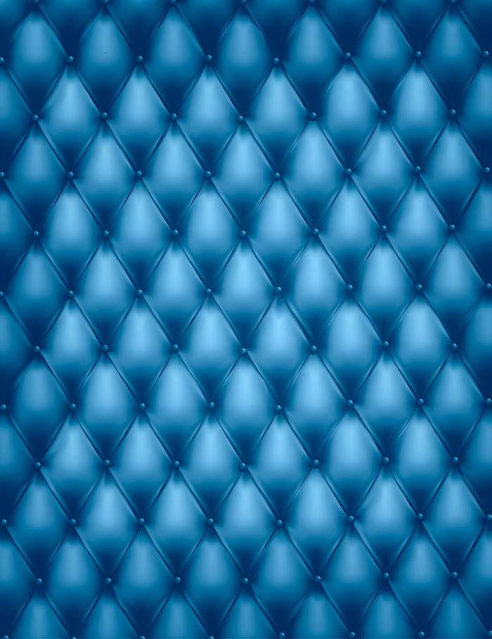 Deep Blue Tufted Leather Texture Backdrop For Photography J-0046 Shopbackdrop