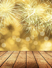Fireworks Canary Yellow Bokeh Background For Christmas Backdrop Shopbackdrop
