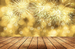 Fireworks Canary Yellow Bokeh Background For Christmas Backdrop Shopbackdrop
