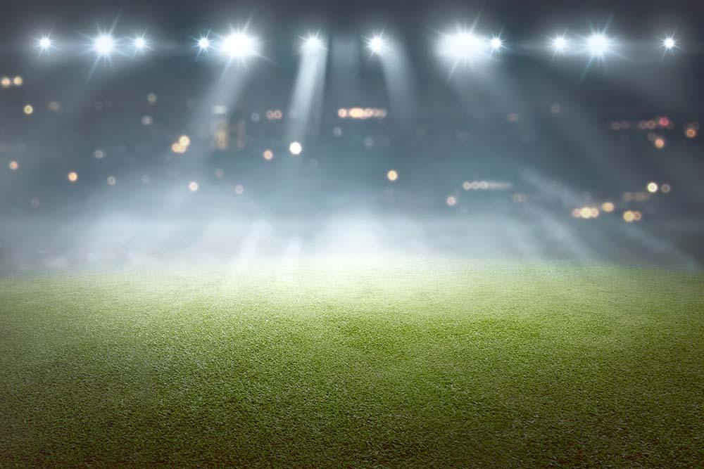 Football Field Under The Spotlight  For World Cup Photography Backdrop Shopbackdrop
