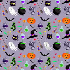 Ghost Pumpkin And Magic Hat Step And Repeat Backdrop For Halloween Photography Shopbackdrop