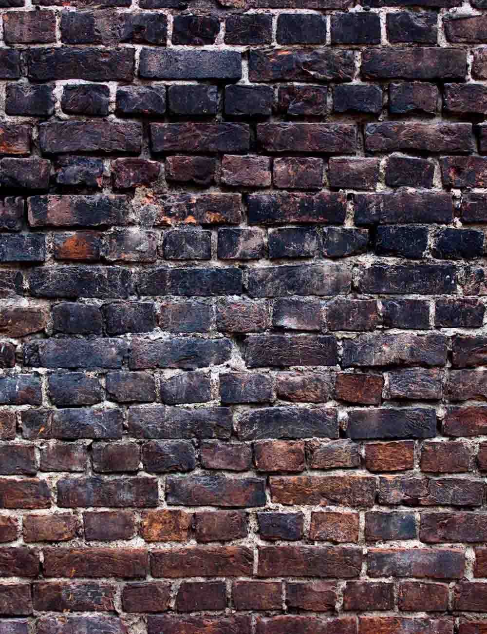 Grunge Black Red Brick Wall Texture Photography Backdrop Shopbackdrop