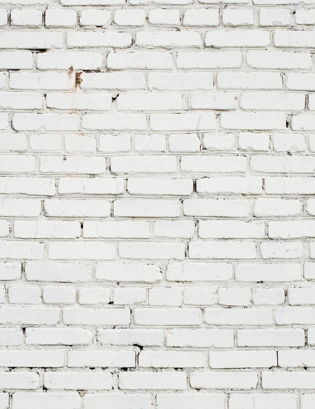 Grunge Milk White Brick Wall Texture Backdrop For Photography Shopbackdrop